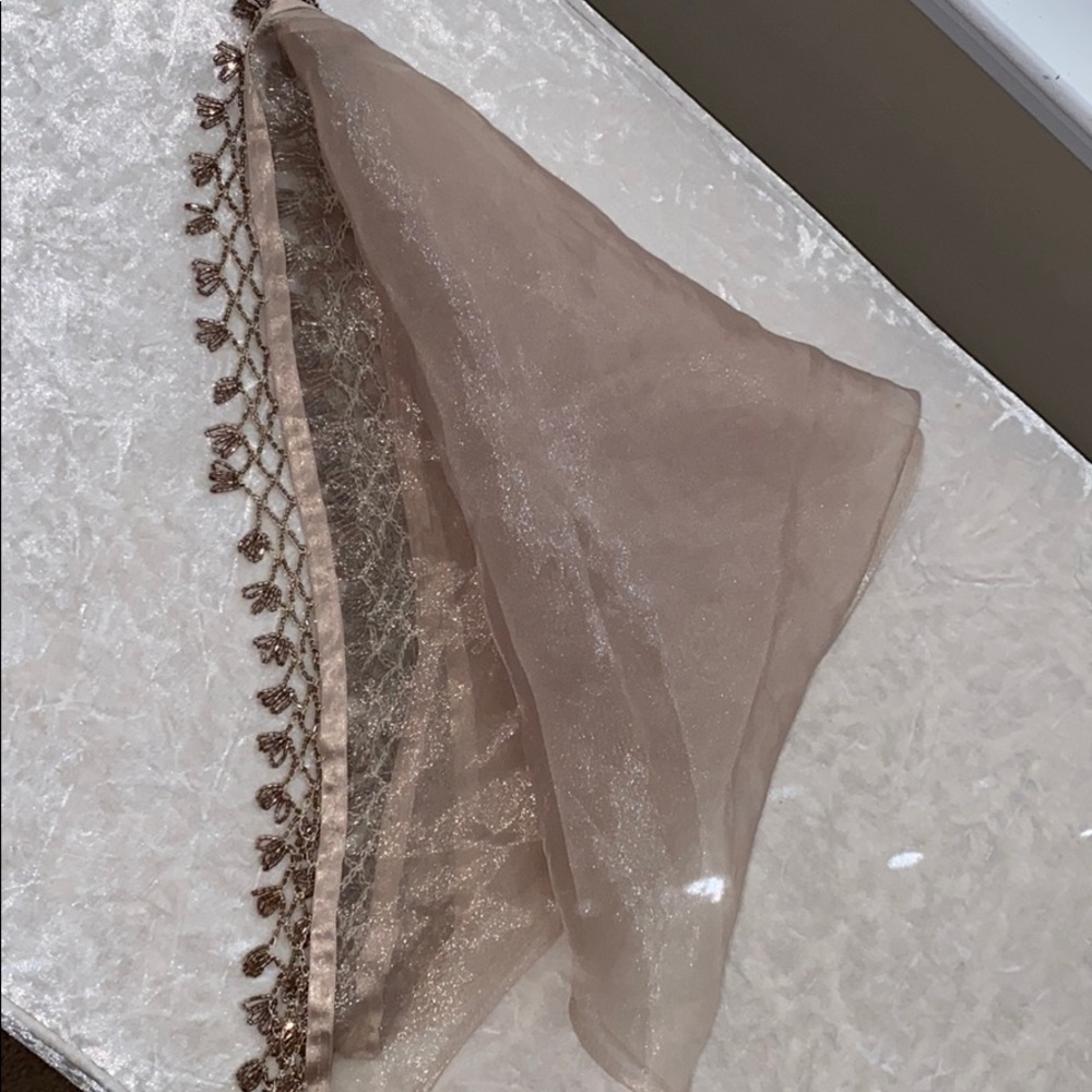 Beaded shimmer like Bikini waist wrap
